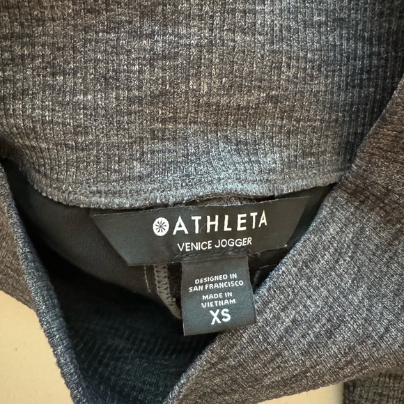 ATHLETA Venice Jogger Travel Casual Athleisure Pants Heather Gray XS - Picture 2 of 16